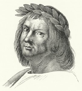 Jacopo Sannazaro, italiensk poet (gravyr) av German School