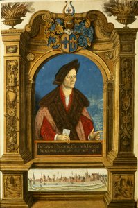 Jakob Fugger, från familjen Fuggers hemliga hedersbok av German School