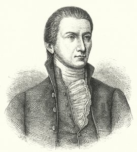 James Monroe, amerikansk statsman (gravyr) av German School