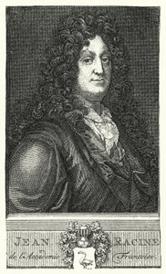 Jean Racine, fransk dramatiker (gravyr) av German School