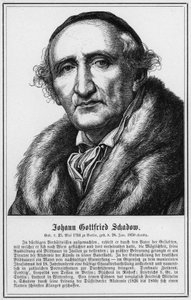 Johann Gottfried Schadow (gravyr) av German School
