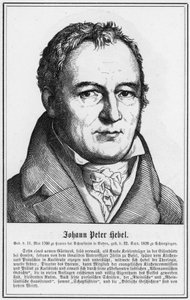 Johann Peter Hebel (gravyr) av German School