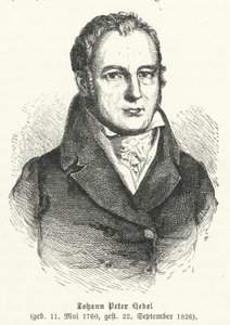 Johann Peter Hebel, tysk poet av German School