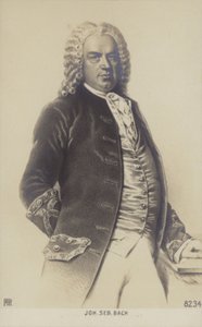Johann Sebastian Bach, tysk kompositör, organist, cembalist, violist och violinist under barocken (1685-1750) av German School