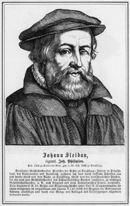 Johann Sleidan (gravyr) av German School
