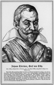 Johann Tserclaes, Graf von Tilly (gravyr) av German School