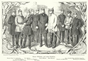 Kaiser Wilhelm II och hans paladiner av German School