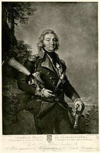 Karl Philipp Prins av Schwarzenberg av German School