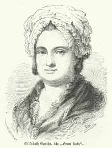 Katharina Elisabeth Goethe, mor till den tyske författaren Johann Wolfgang Goethe av German School