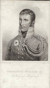Kung Fredrik Vilhelm III av Preussen av German School