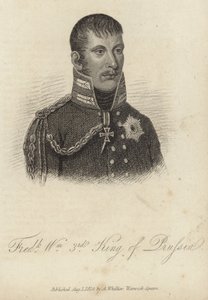 Kung Fredrik Vilhelm III av Preussen av German School