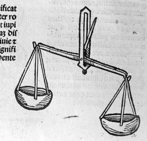 La Libra - i Traité de Johannes Angelo om de stora sambanden mellan årens revolutioner och deras perfektioner. Augsburg, Erhard Ratdolt av German School