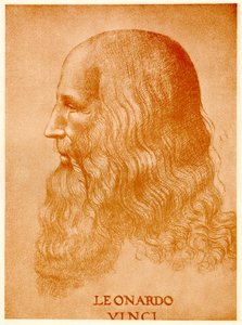 Leonardo da Vinci, 1884-90 (fototyp) av German School