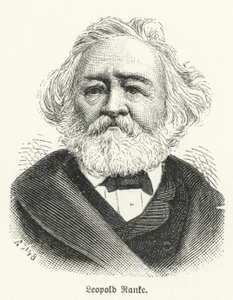 Leopold von Ranke, tysk historiker (litho) av German School