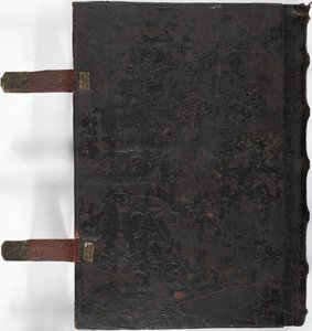 Lewis E 161, Missal, bakre omslag, Franconia, möjligen Forchheim, Tyskland av German School