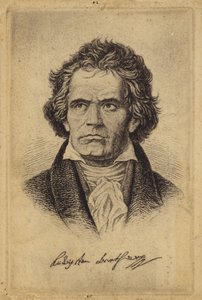 Ludwig van Beethoven, tysk kompositör och pianist (1770-1827) av German School