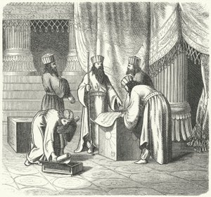 Magi, persiska zoroastriska präster (gravyr) av German School