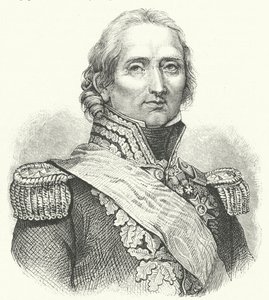 Marskalk Nicolas Soult, fransk soldat (gravyr) av German School