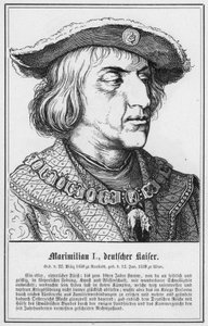 Maximilian I, Deutscher Kaiser (gravyr) av German School