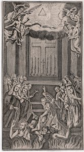 Messe i templet. (gravyr av German School
