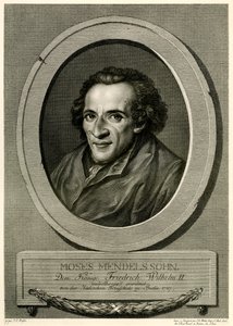 Moses Mendelssohn av German School