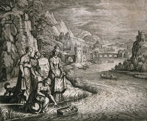 Moses räddade från Nilen av German School