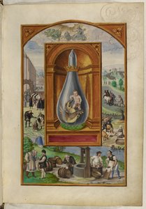 Ms Harley 3469, f.23 Barn och drake i kolv, den fjärde avhandlingen, från 
