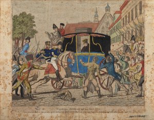 Napoleons exil till ön Elba av German School