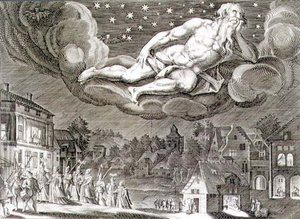 Natt, graverad av Paul Furst (ca 1605-66) (gravyr) av German School