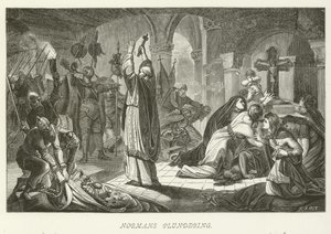 Normander plundrar av German School