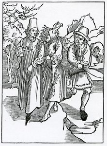 Af uvenlighedens og fjollets stemme, som det følger, illustration fra Alexander Barclays engelske oversættelse af 