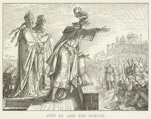 Otto III och romarna av German School