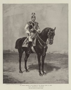 Vår kejserliga besökare (litho) av German School