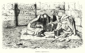 Palmläsare, Egypten (litho) av German School