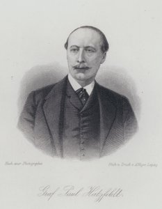 Paul von Hatzfeldt, tysk diplomat och politiker (gravyr) av German School