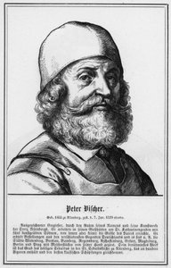 Peter Vischer (gravyr) av German School