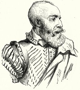 Petrus Ramus, fransk humanist och logiker dödad i massakern på St Bartolomeusdagen (gravyr) av German School