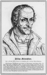 Philipp Melanchthon (gravyr) av German School