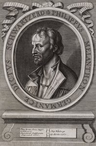 Philipp Melanchthon, tysk teolog från den protestantiska reformationen av German School