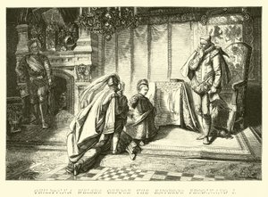 Philippina Welser före kejsar Ferdinand I av German School