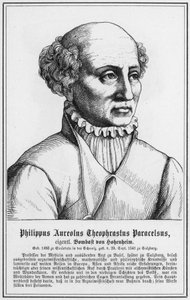 Philip Aureolus Theophrastus Paracelsus (gravyr) av German School