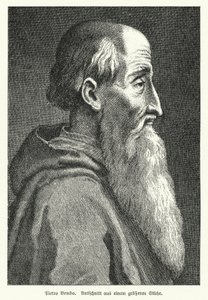 Pietro Bembo, italiensk forskare, poet, kardinal och medlem av Knights Hospitaller (litho) av German School