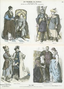 Polska och ryska dräkter, 1400- och 1500-tal av German School