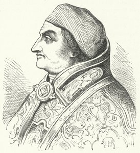 Påve Pius II (gravyr) av German School