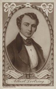 Porträtt av Albert Lortzing av German School