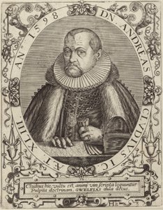 Porträtt av Andreas Cludius av German School