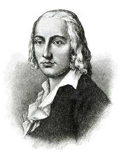 Porträtt av Friedrich Hoelderlin av German School