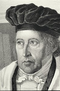 Porträtt av Georg Wilhelm Friedrich Hegel (1770-1831) av German School
