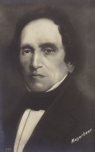 Porträtt av Giacomo Meyerbeer av German School