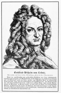 Porträtt av Gottfried Wilhelm Leibniz (1646-1716) av German School